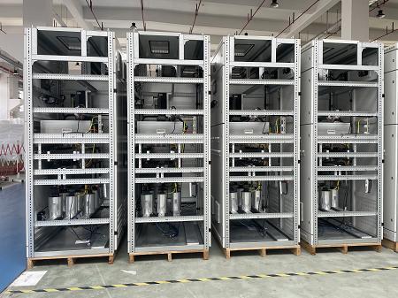 Static Var Generator And Thyristor switched capacitors in one panel