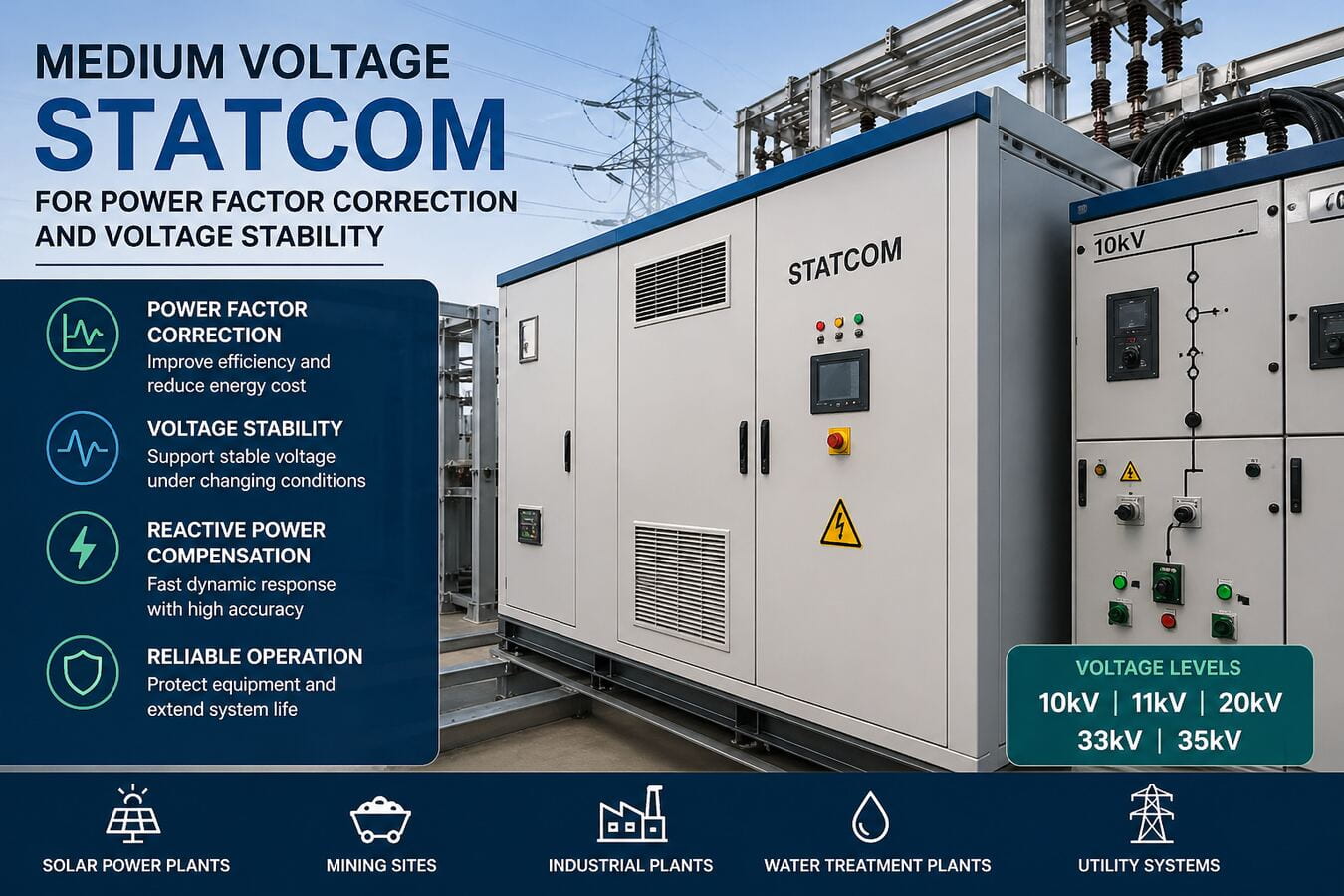 Medium Voltage STATCOM for PF Correction
