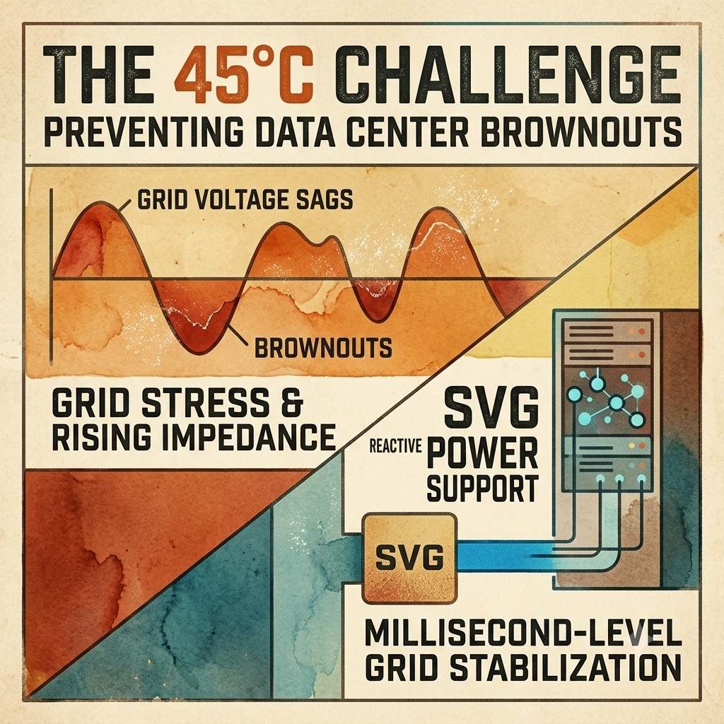 Data Center 45°C Data Center Voltage Stability with YT Electric SVG