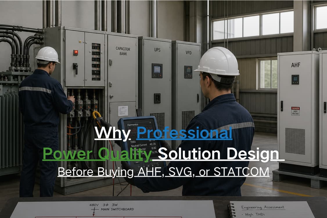 Why Professional Power Quality Design Before Buying AHF, SVG, or STATCOM
