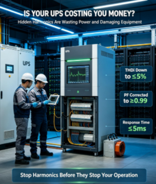 Is Your UPS System Secretly Costing You Money? Here’s How Active Harmonic Filters Can Help